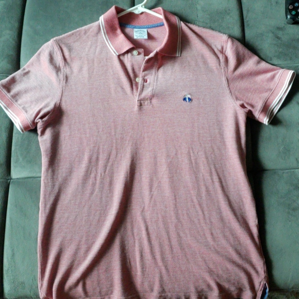 Salmon Brooks brothers polo medium